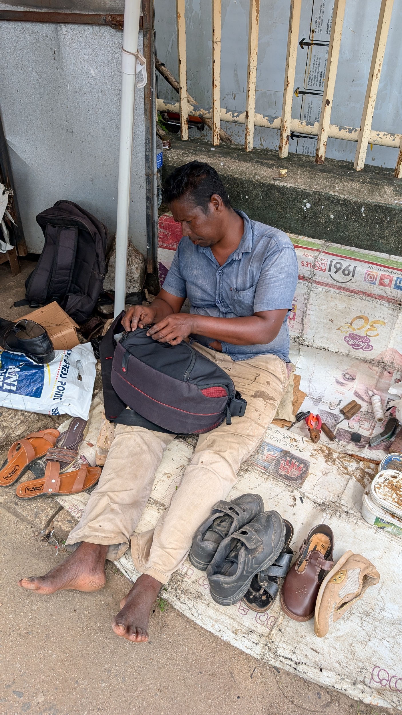 Der Schneider an meiner Fototasche