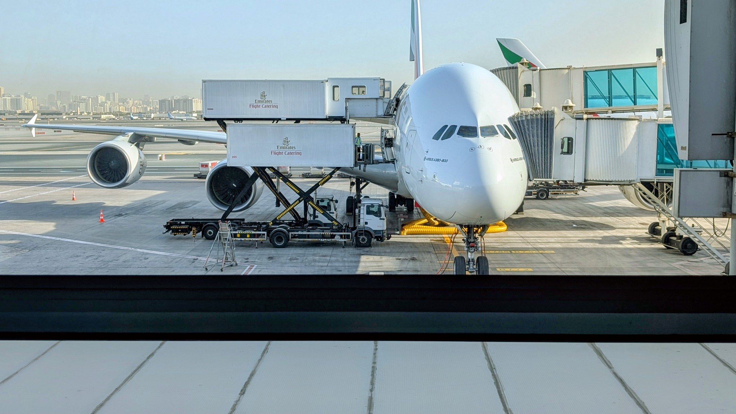 Unser Flugzeug für die Weiterreise