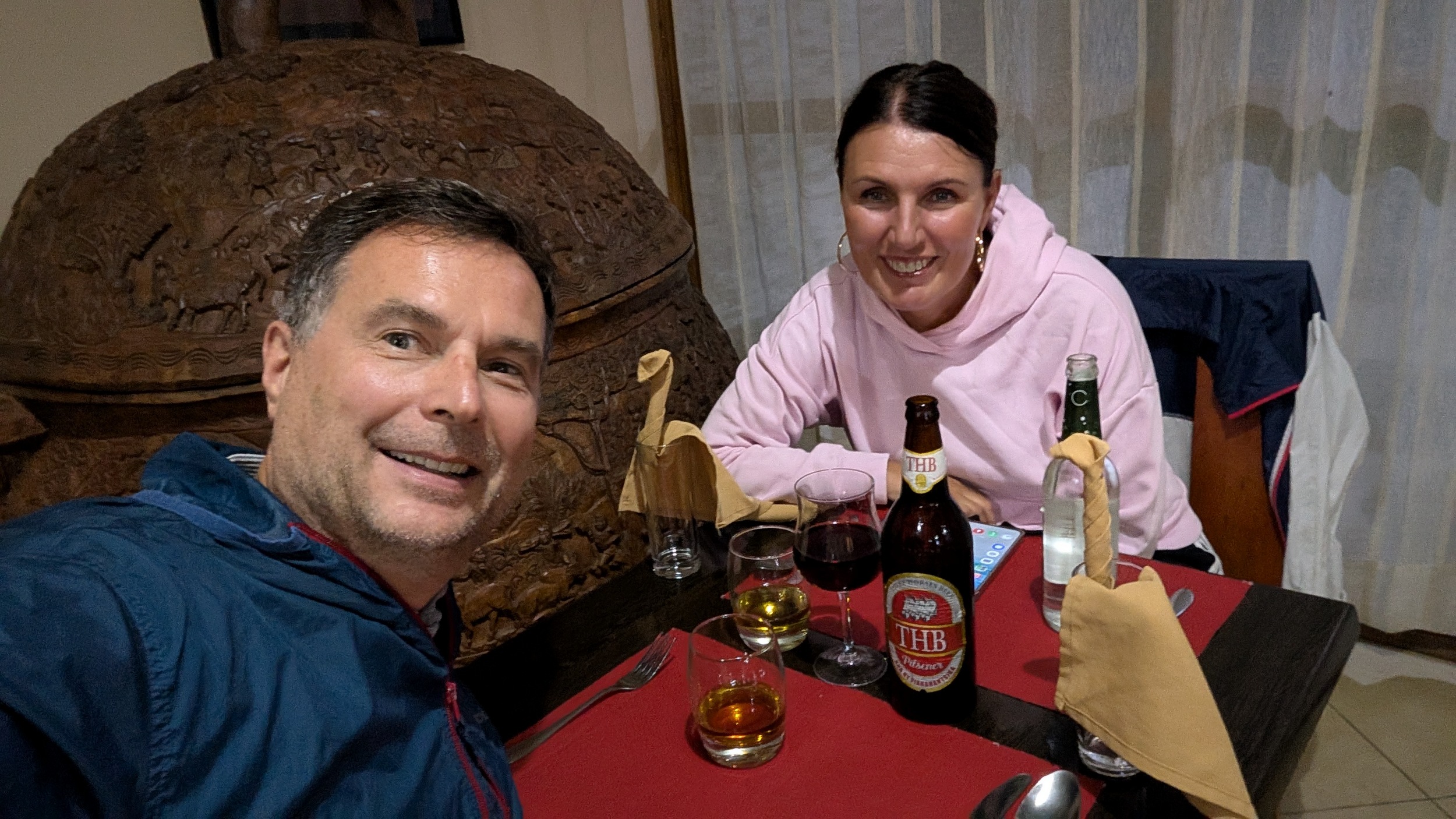 Selfie des Tages, Wetter, Hotel und der ereignislose Tag werden mit Rhum Arrange schöngetrunken