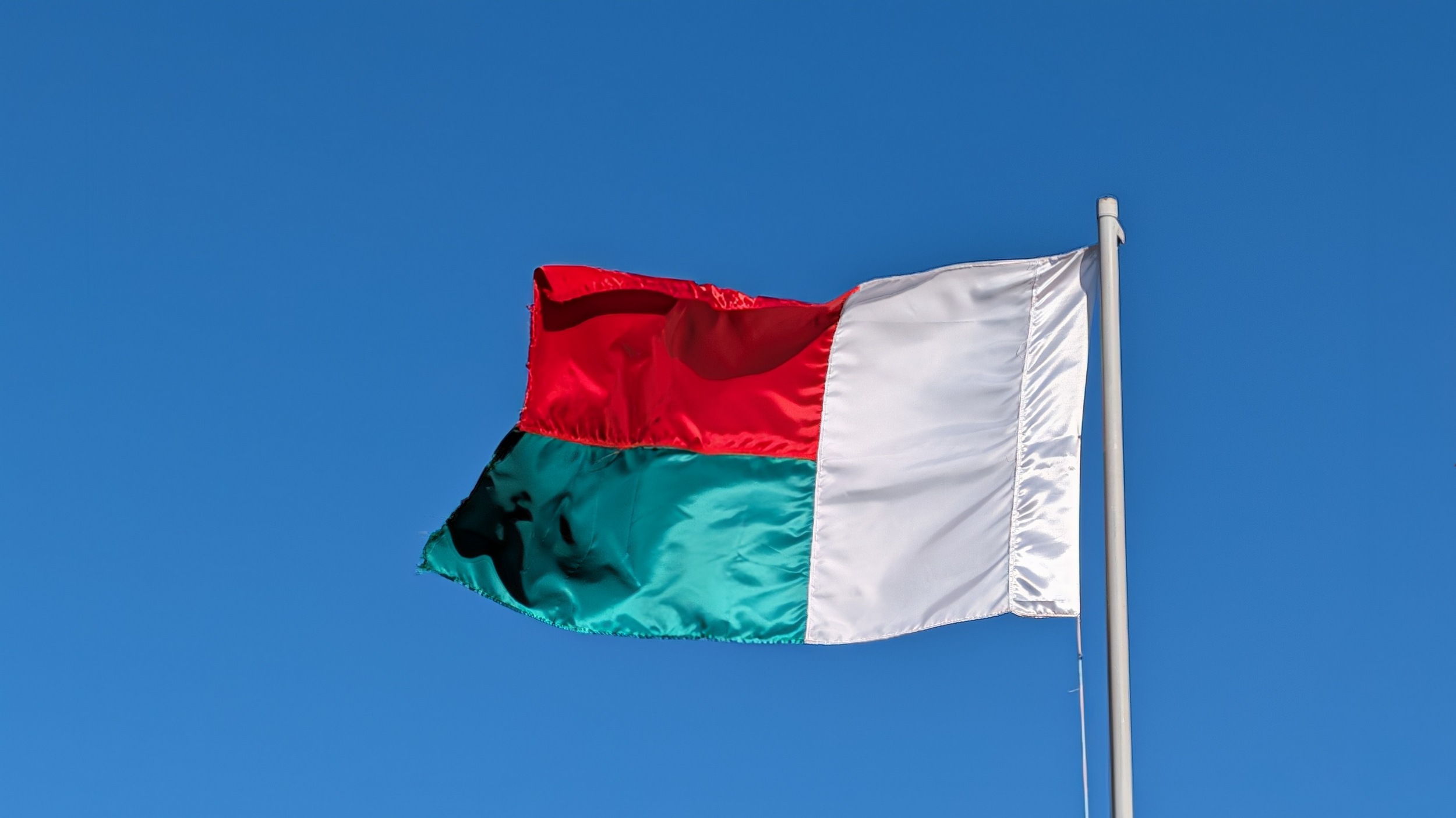 Fahne von Madagaskar