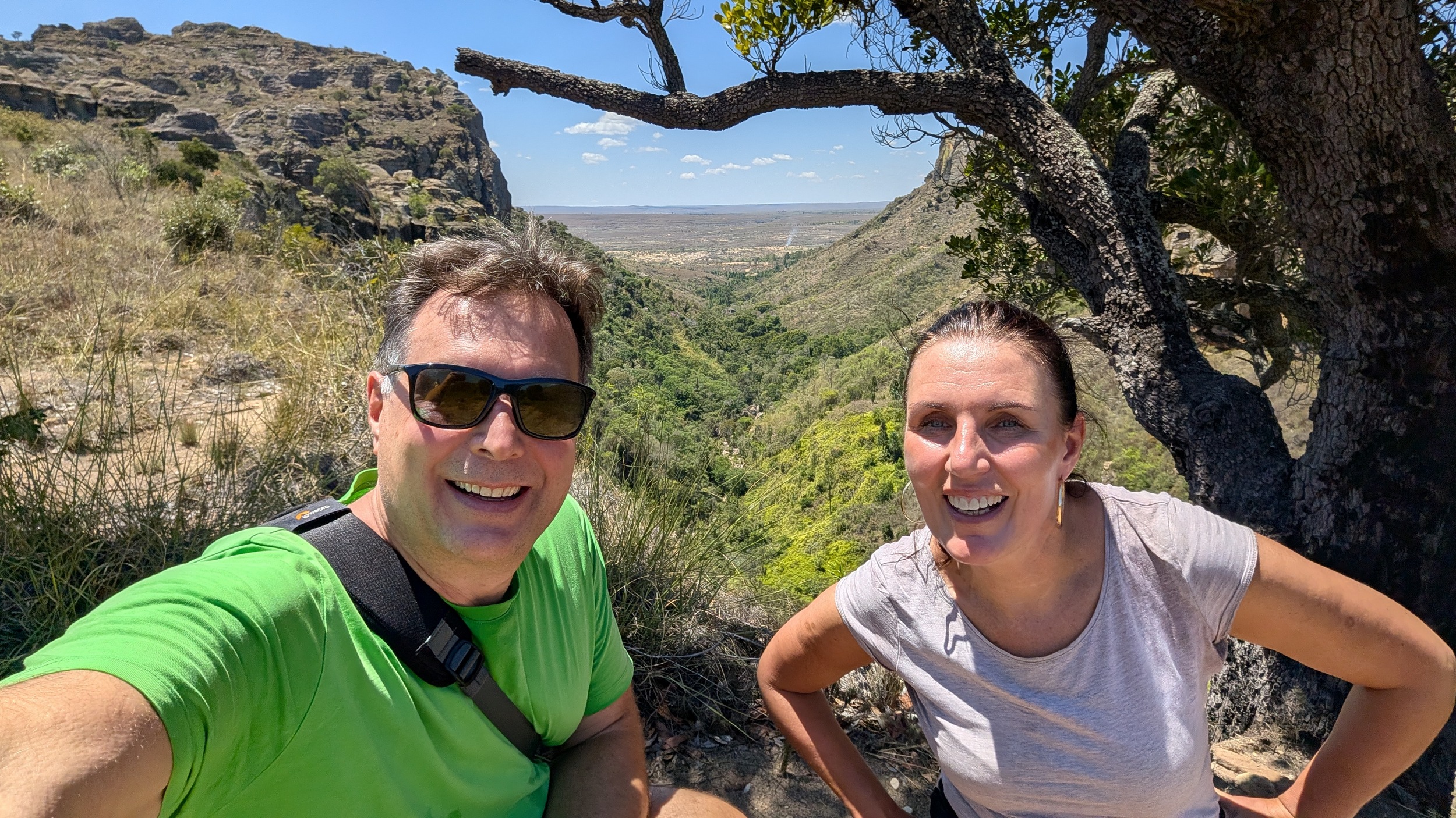 Selfie des Tages mit dem Canyon im Hintergrund