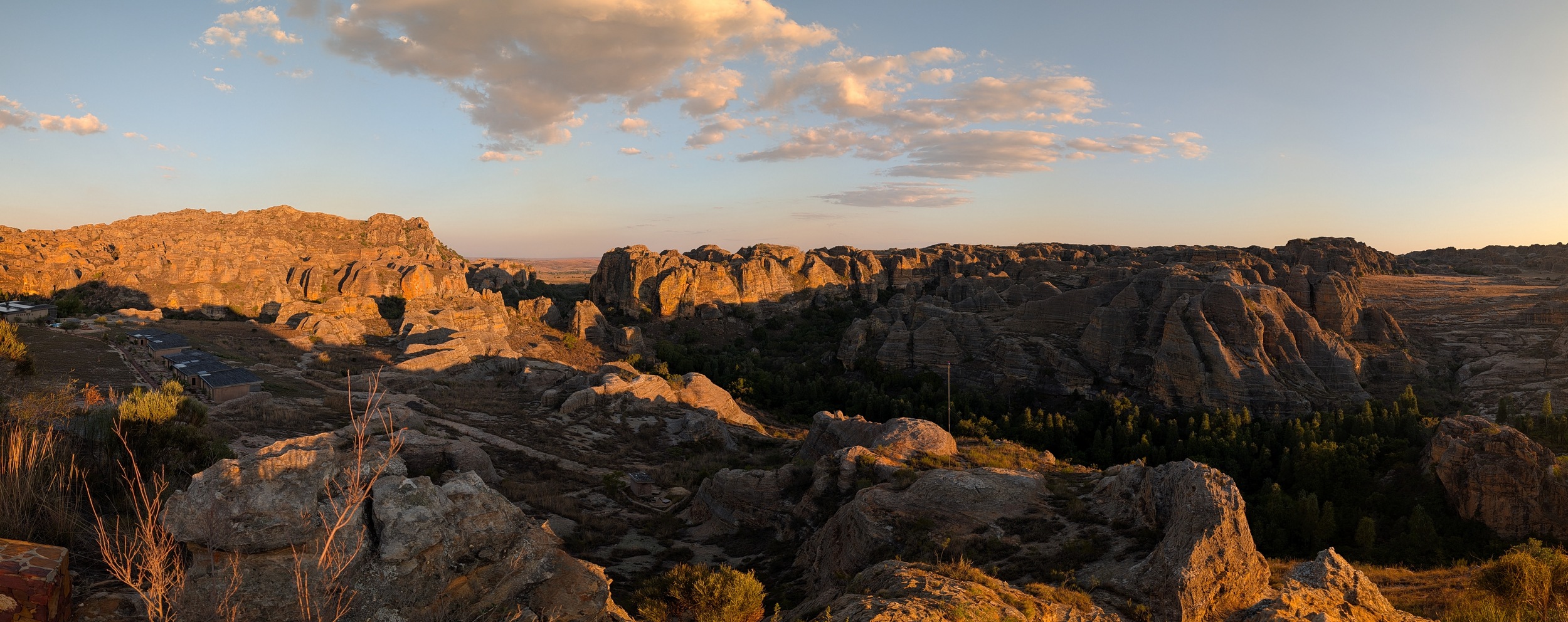 Nochmal Sonnenuntergang am Sunset Point der Isole Rock Lodge