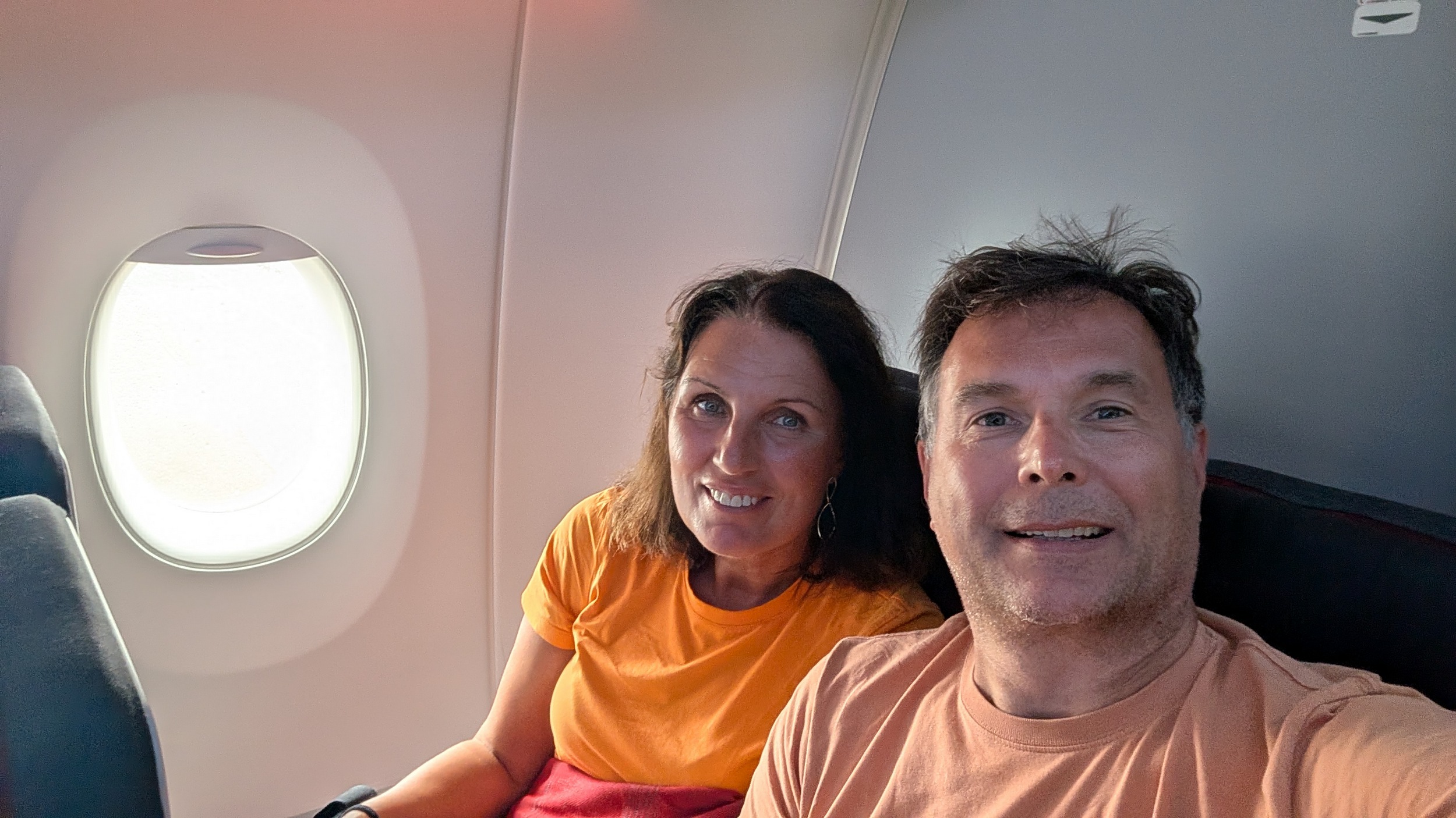 Letztes Selfie des Tages, Abflug in Antananarivo
