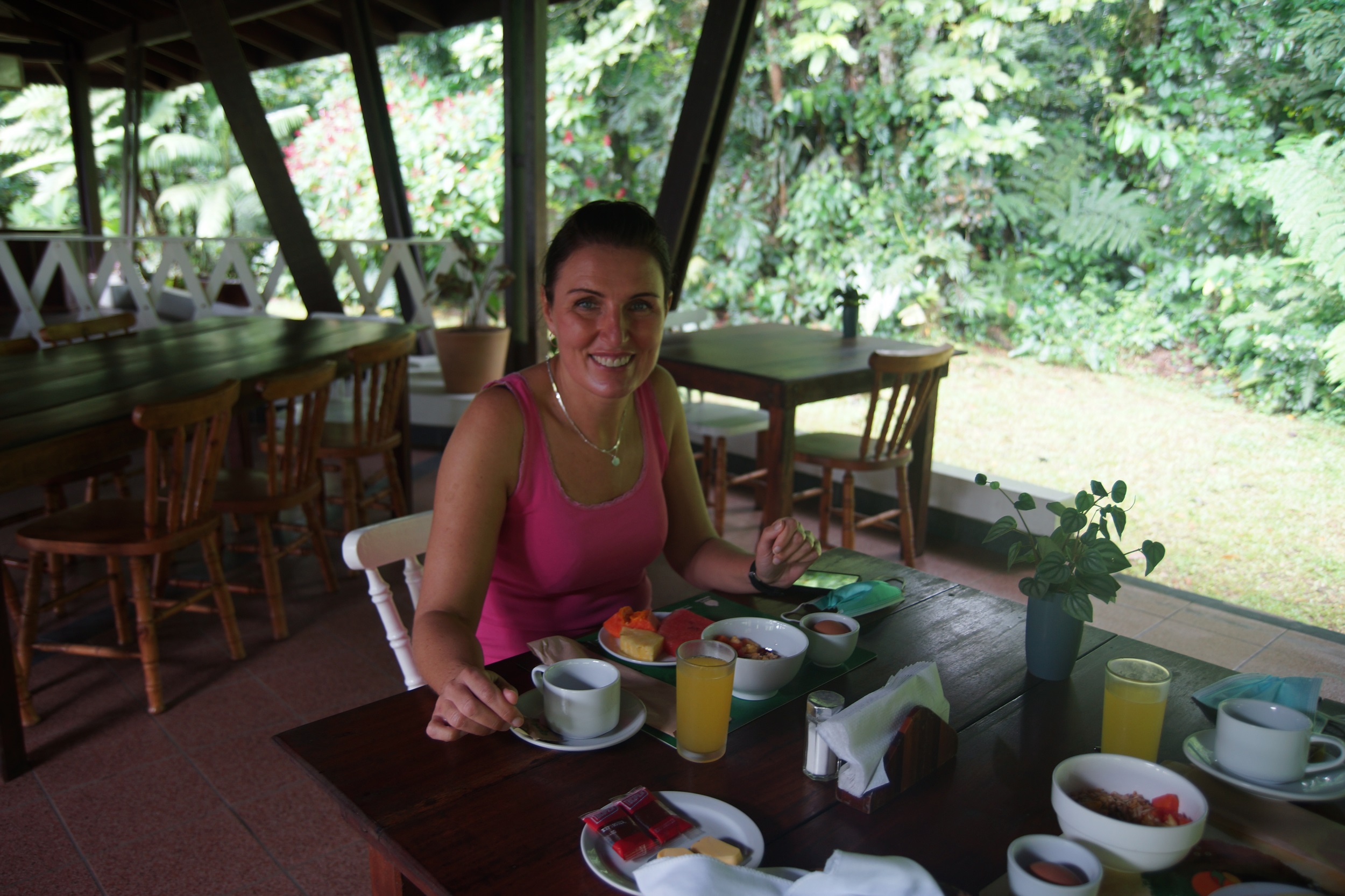 Frühstück am Rio Dante