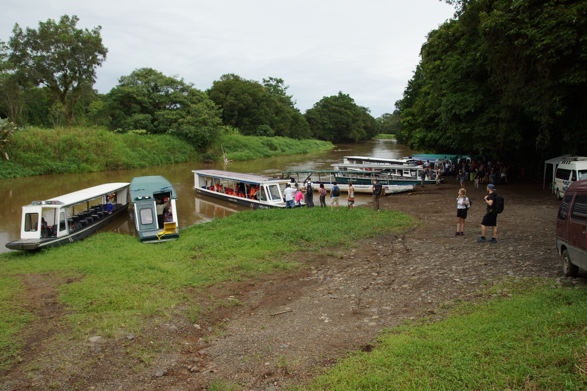 Einschiffung zum Tortugero