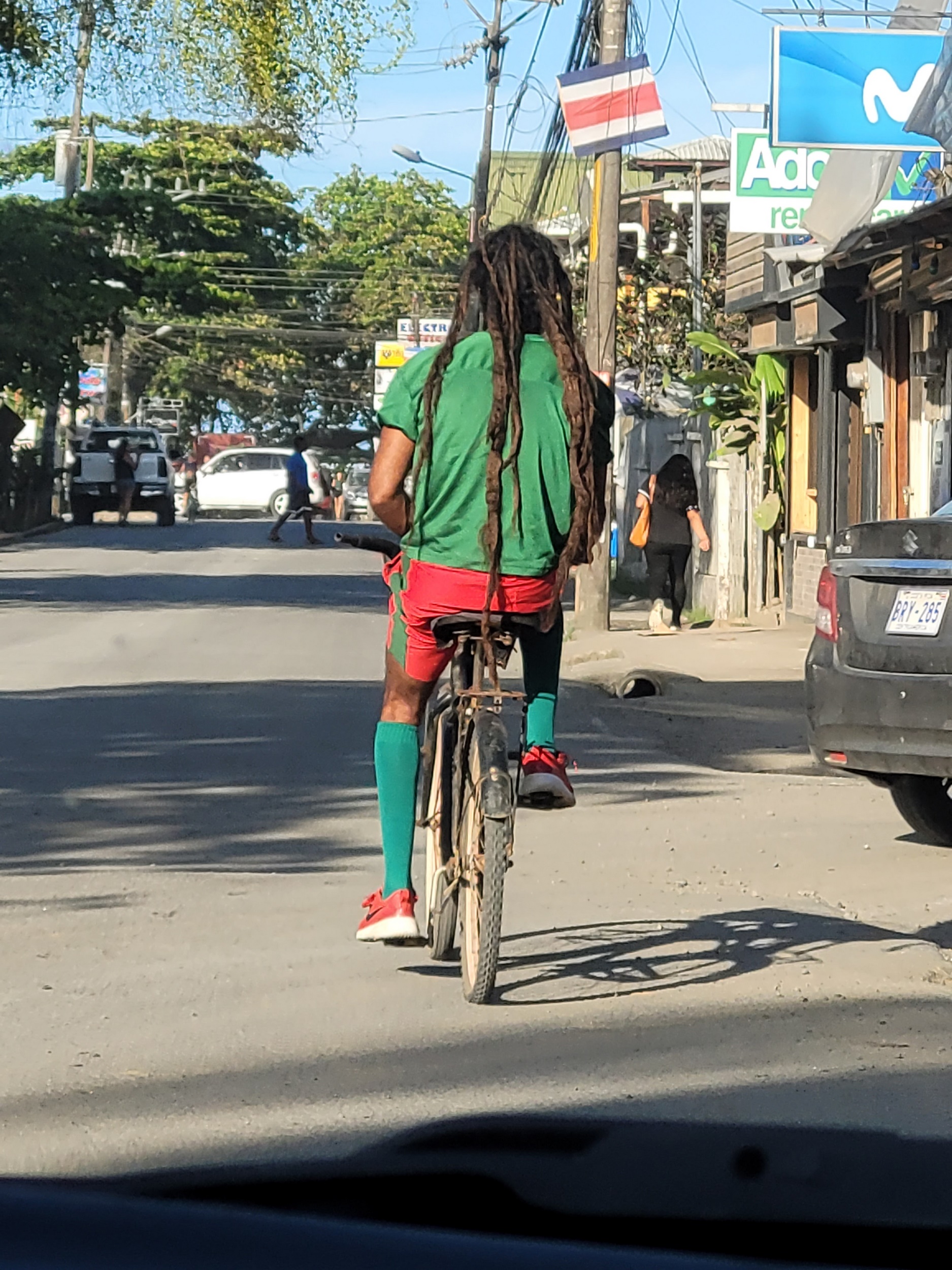 In Puerto Viejo, schräg