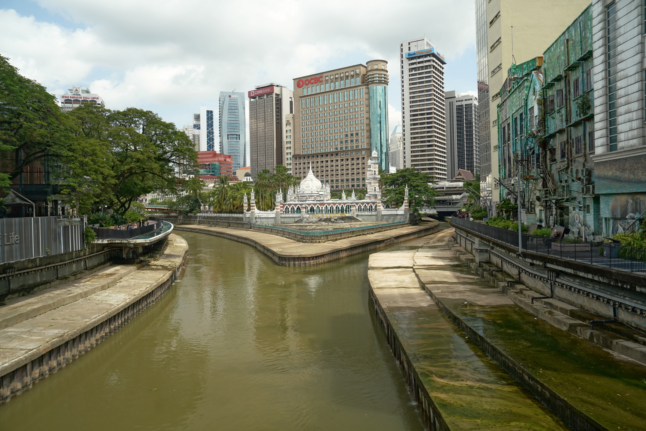 Die Namensgebenden Flüsse mit der Moschee
