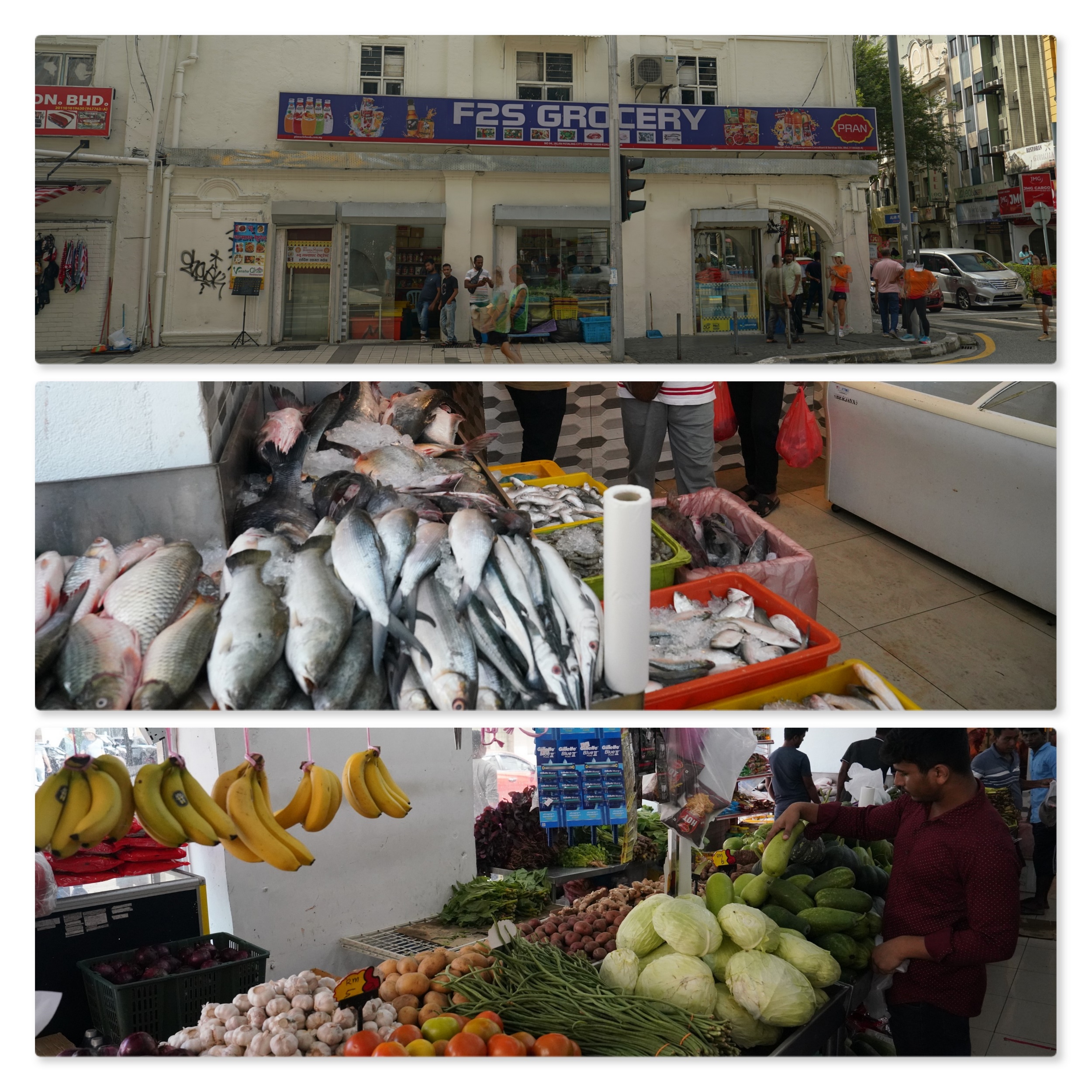 Supermarkt für die Gastarbeiter aus Bangladesh