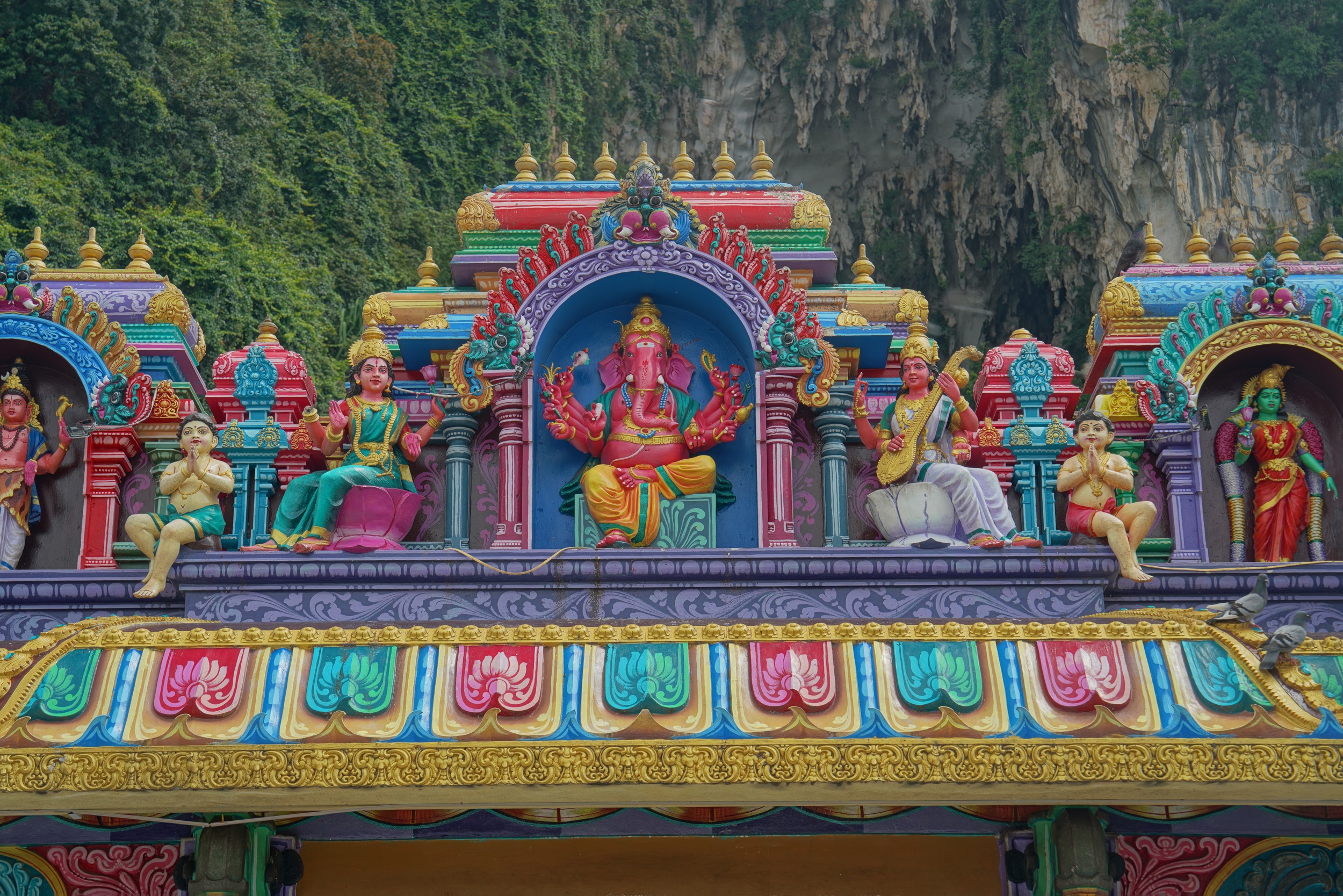 Hindu Tempel vor der Batu Höhle