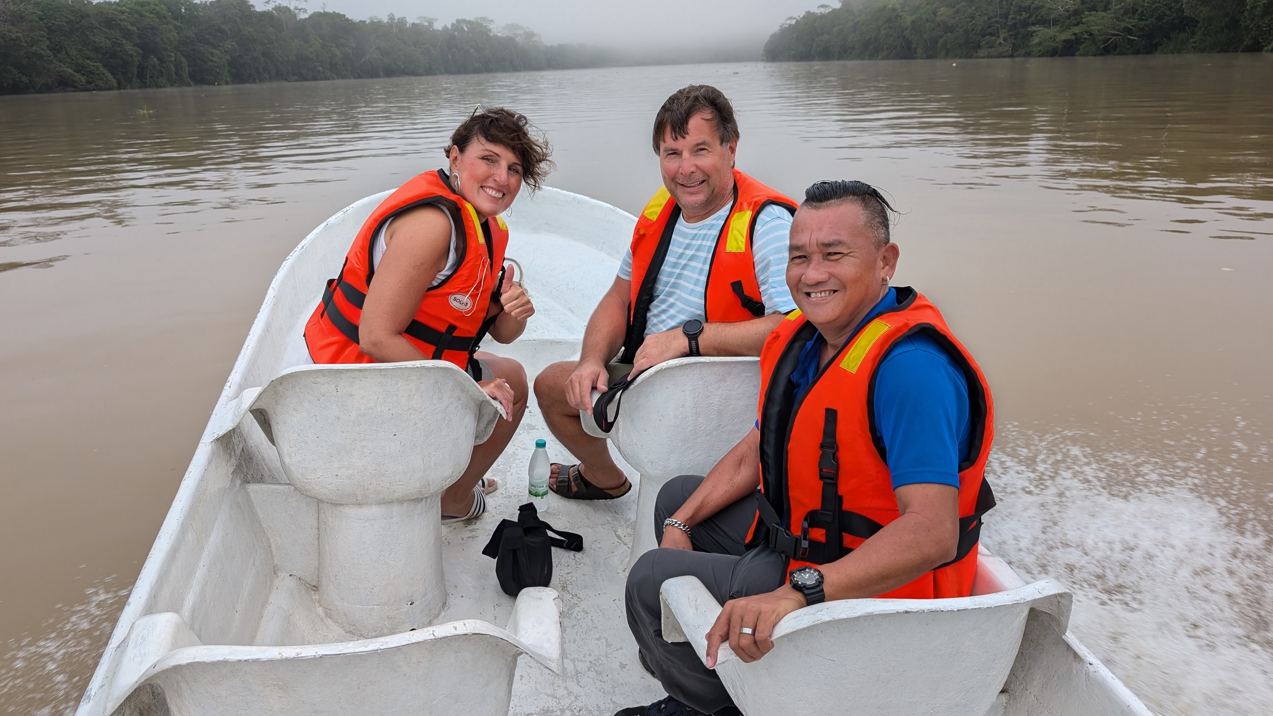 Rückfahrt mit dem Boot in die Zivilisation