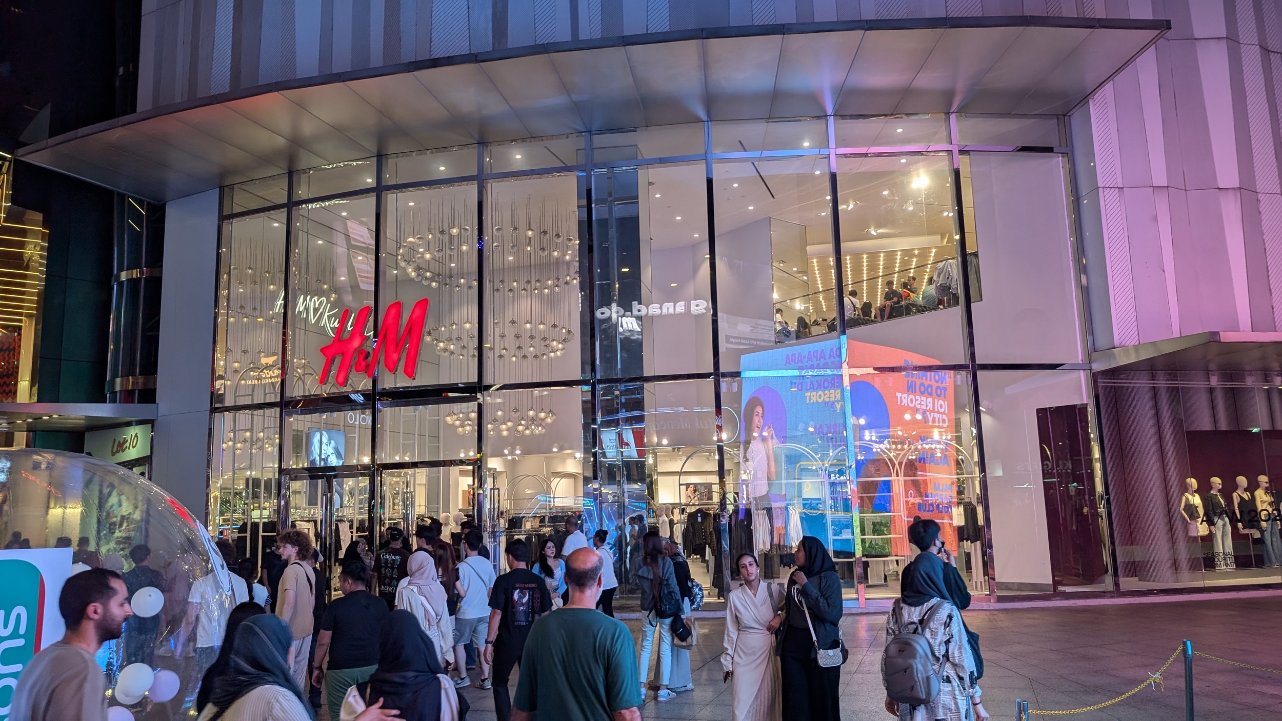 Der obligatorische Besuch bei H&M durfte nicht fehlen