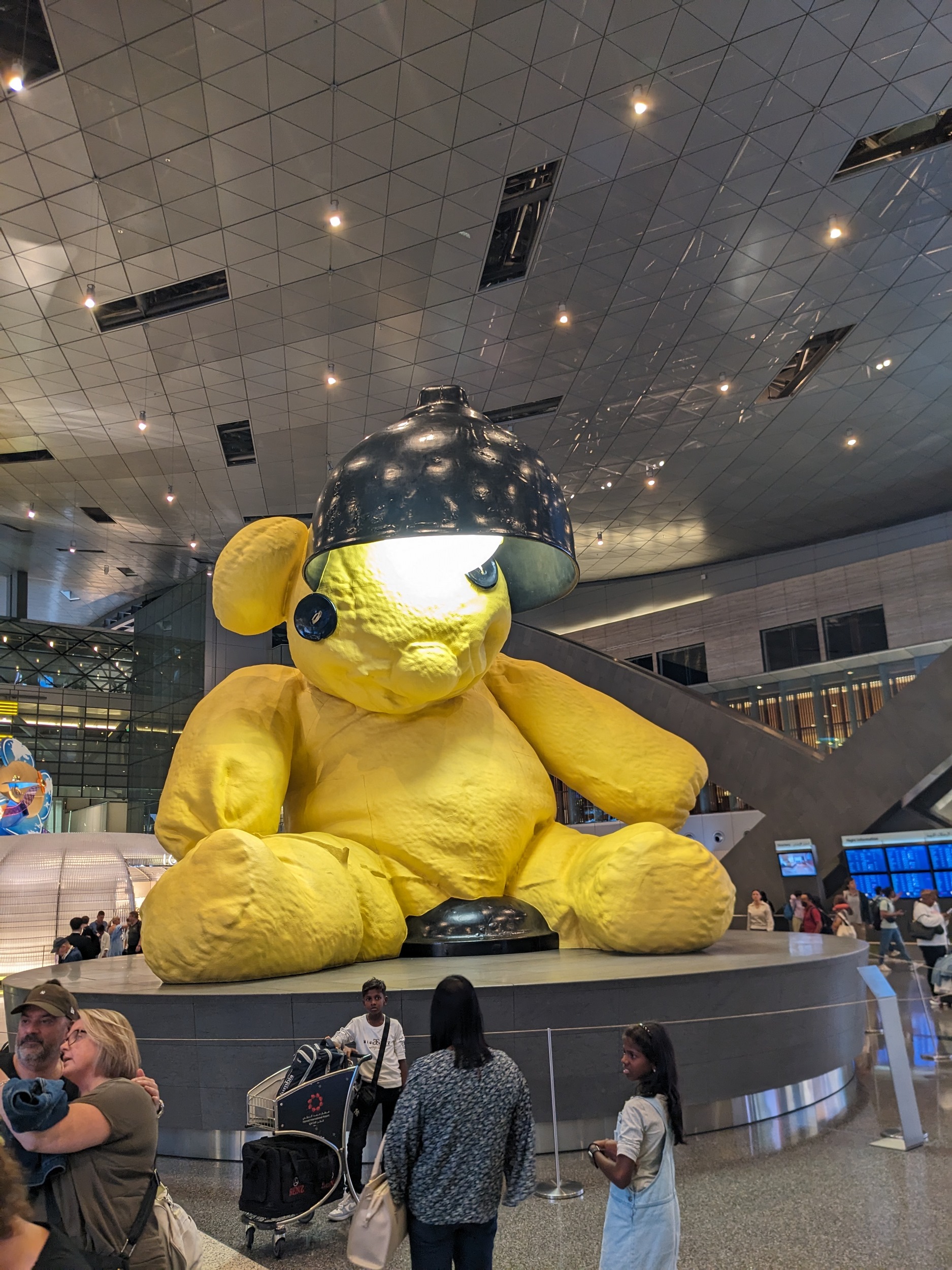 Monumentalkunst im Flughafen