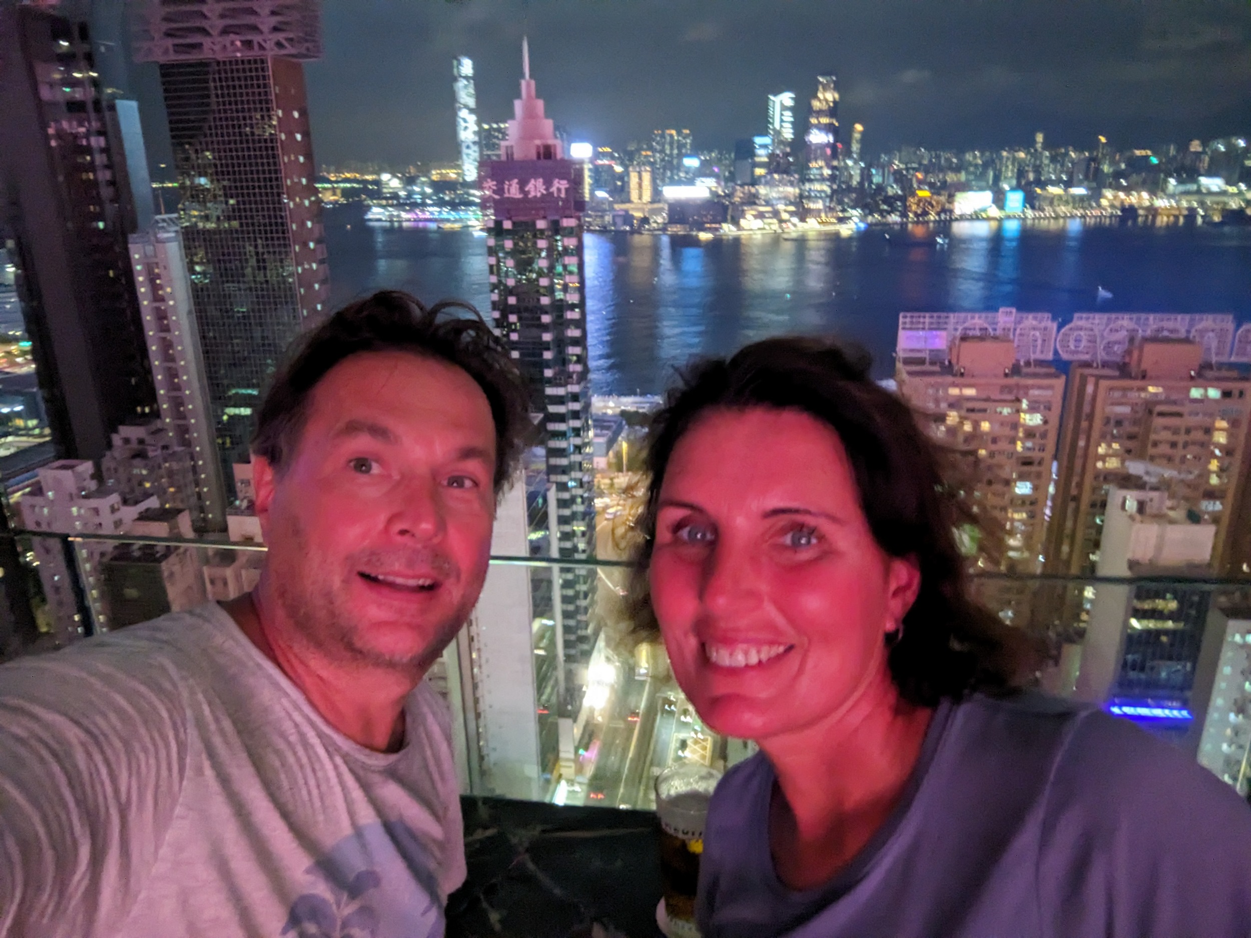 Selfie des Tages, mit Ausblick