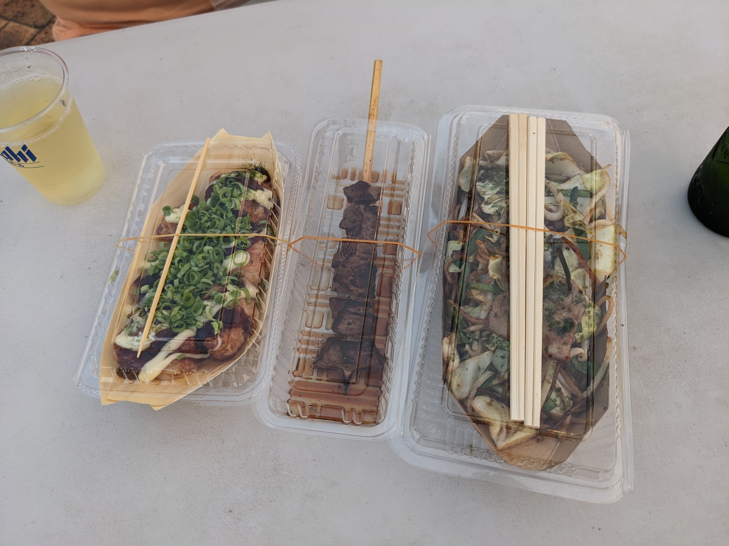 Ein Teil unseres Abendessens