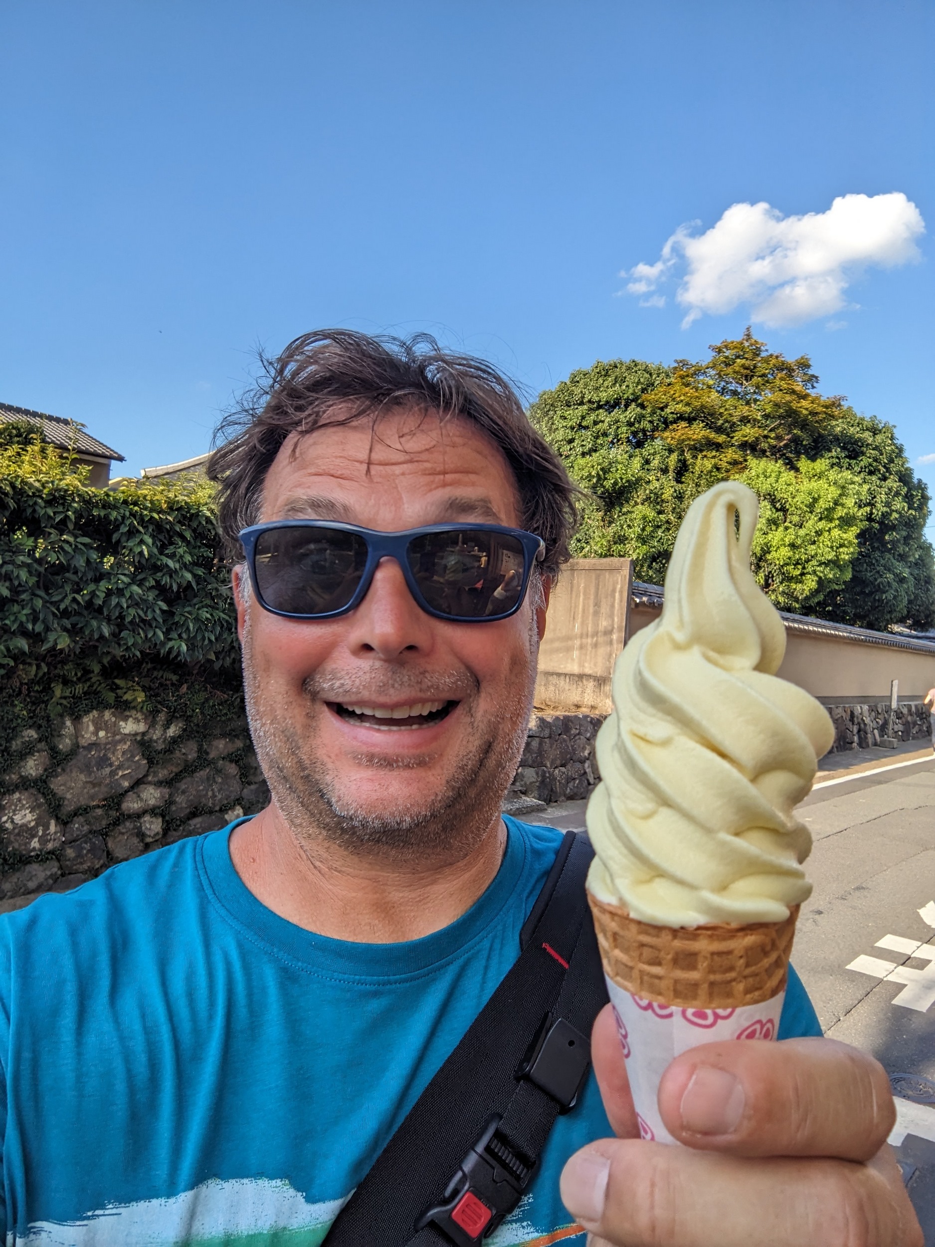 Mein Sojahaut Eis, schmeckt ein wenig fad