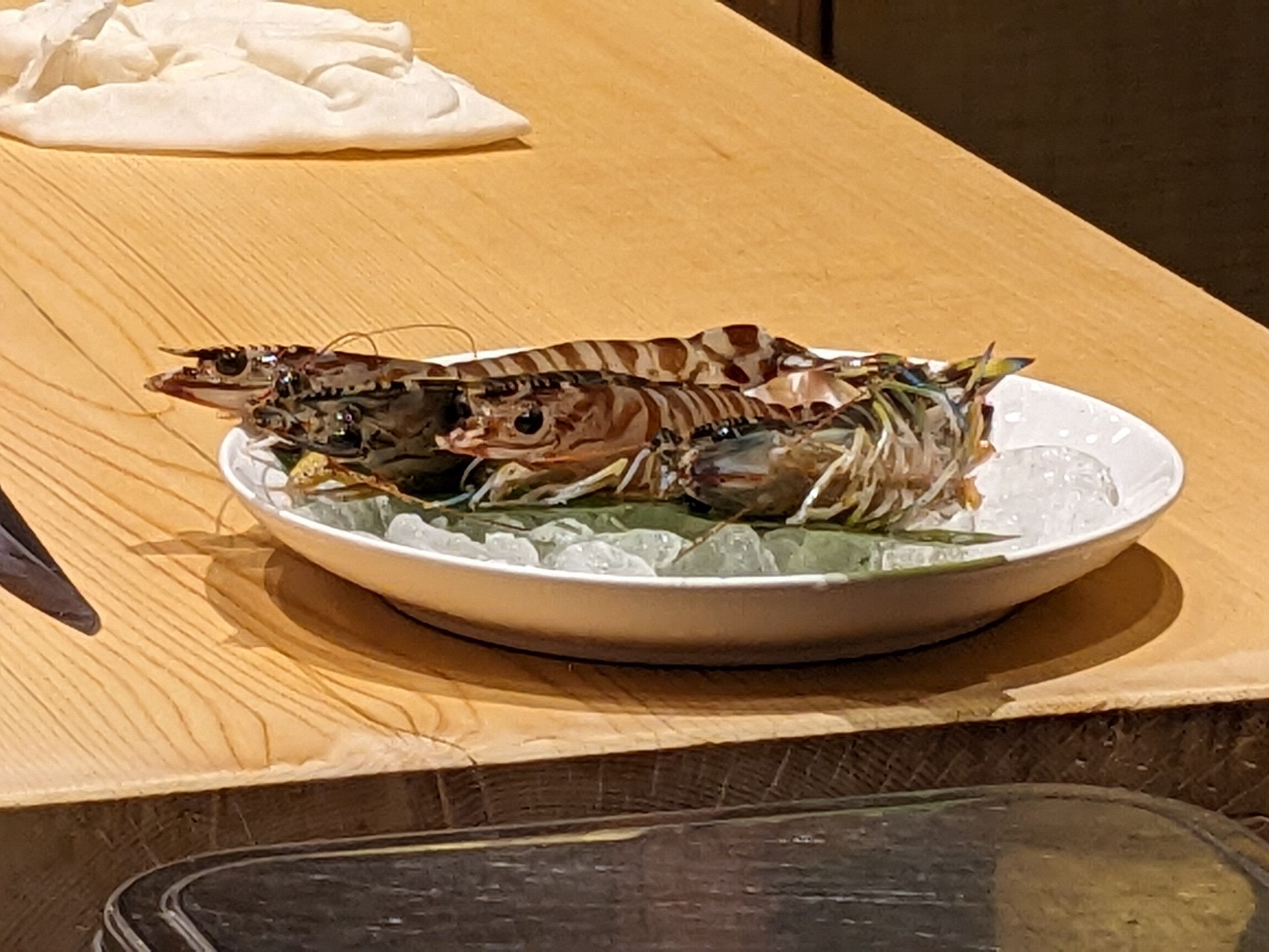 Die wren noch lebendig, hatten Angst und sind vom Teller gesprungen