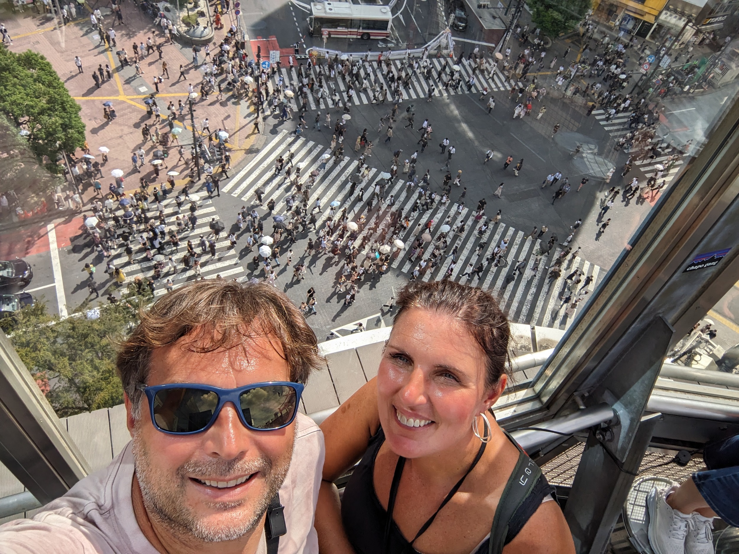 Selfie des Tages an der Shibuya Crossing