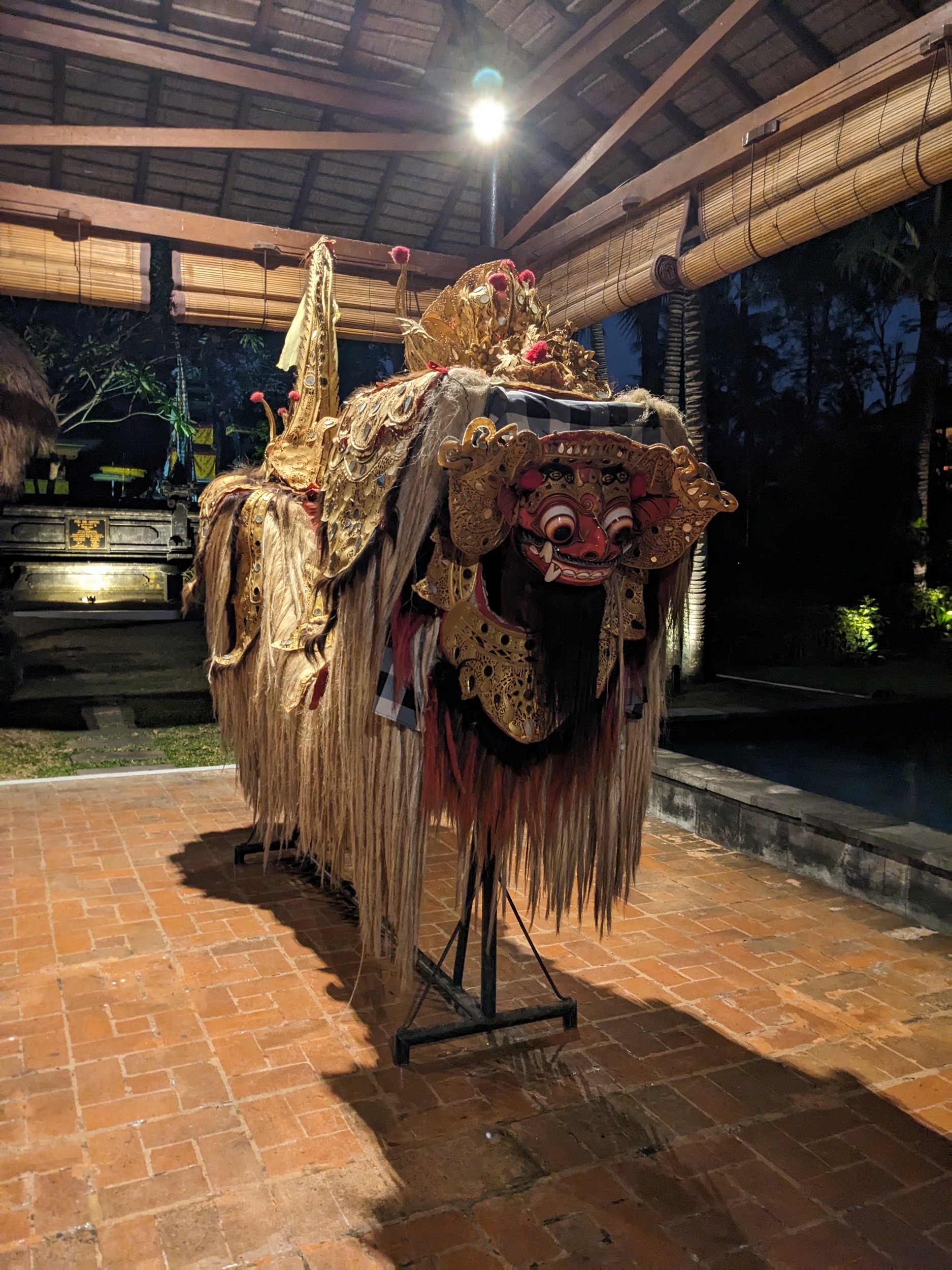 Der Baron, auch im Restaurant Lotus durfte er nicht fehlen