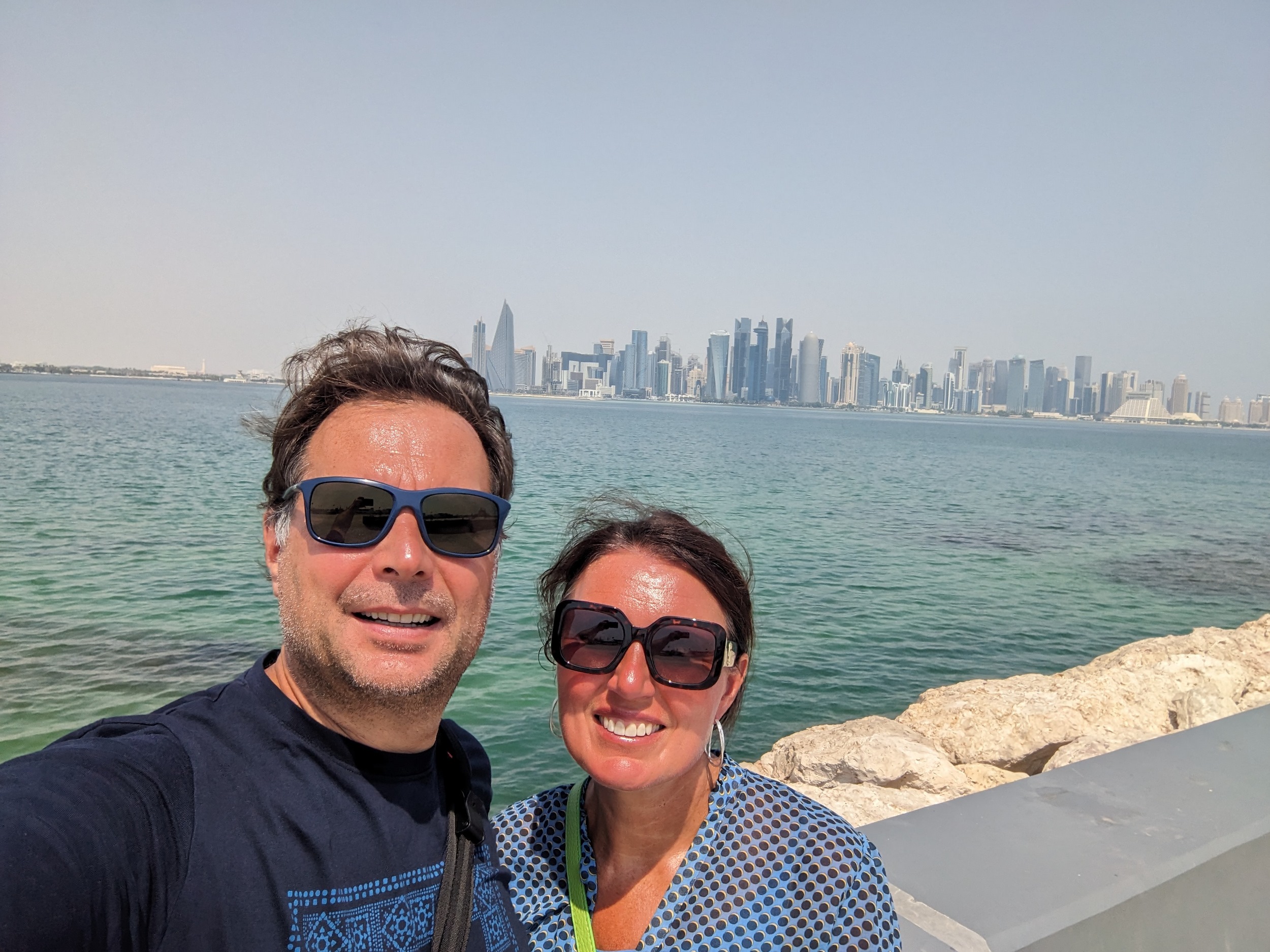 Selfie des Tages mit Skyline