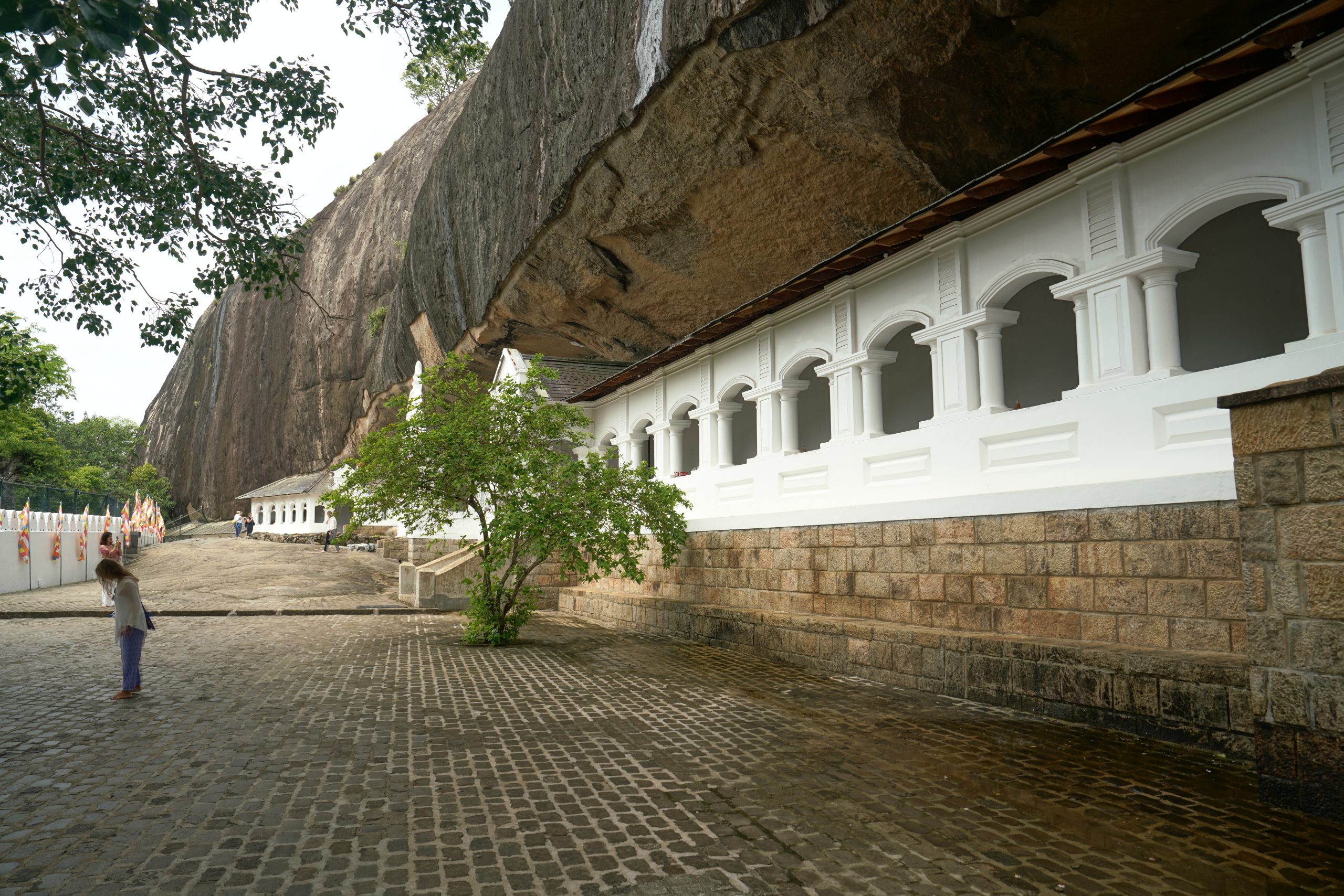 Tempelanlage von Aussen