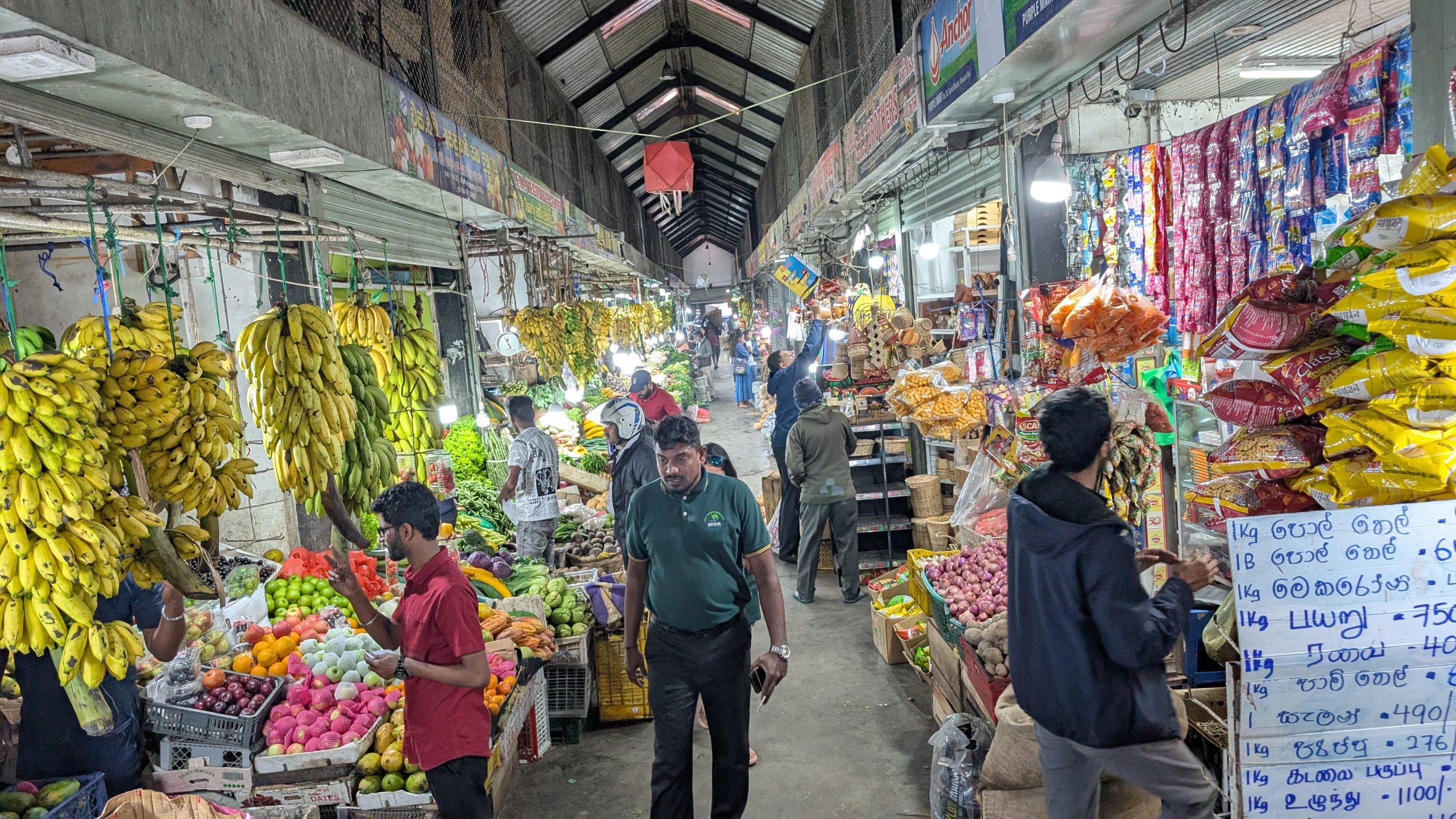 Nicht sonderlich groß, der Markt
