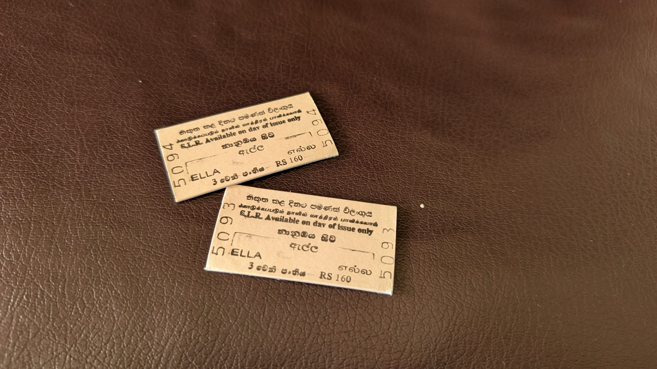 Fahrkarte, wie in den siebzigern bei uns