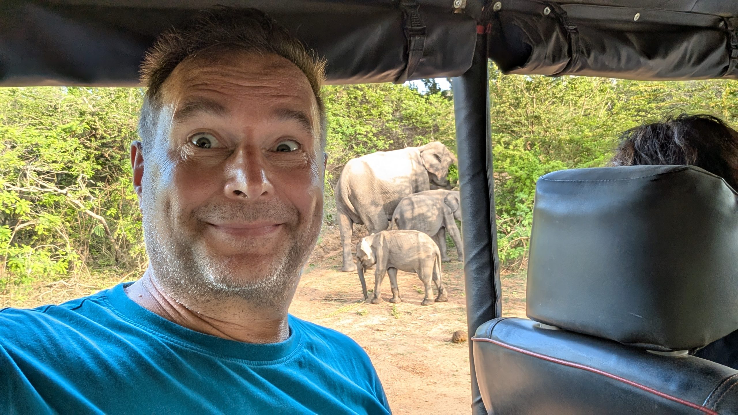 Selfie mit Elefant
