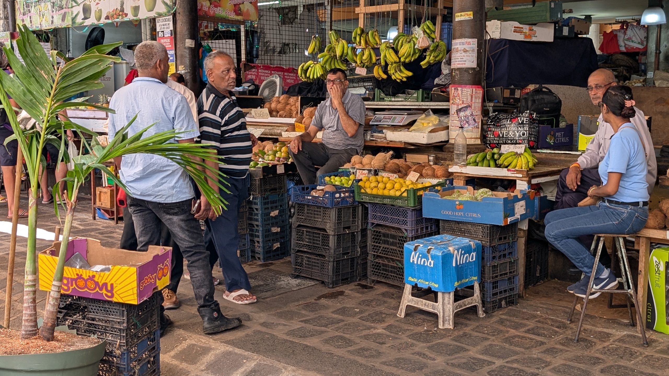 Schwätzchen unter Männern